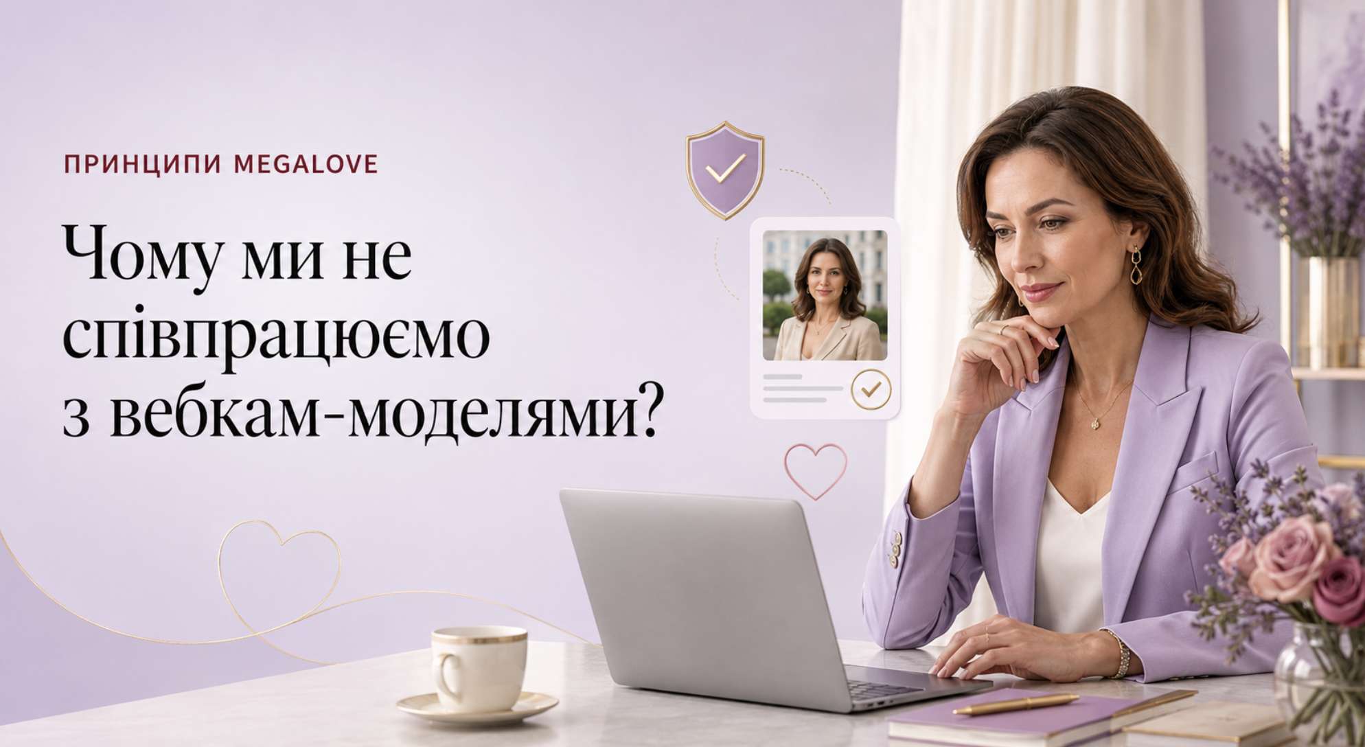 Перевірка анкет у міжнародній шлюбній агенції MegaLove — чому ми не співпрацюємо з вебкам-моделями